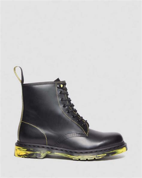 x dr martens leather boots gucci sole|1460 Marbled Sole Smooth Leather Lace Up Boots .